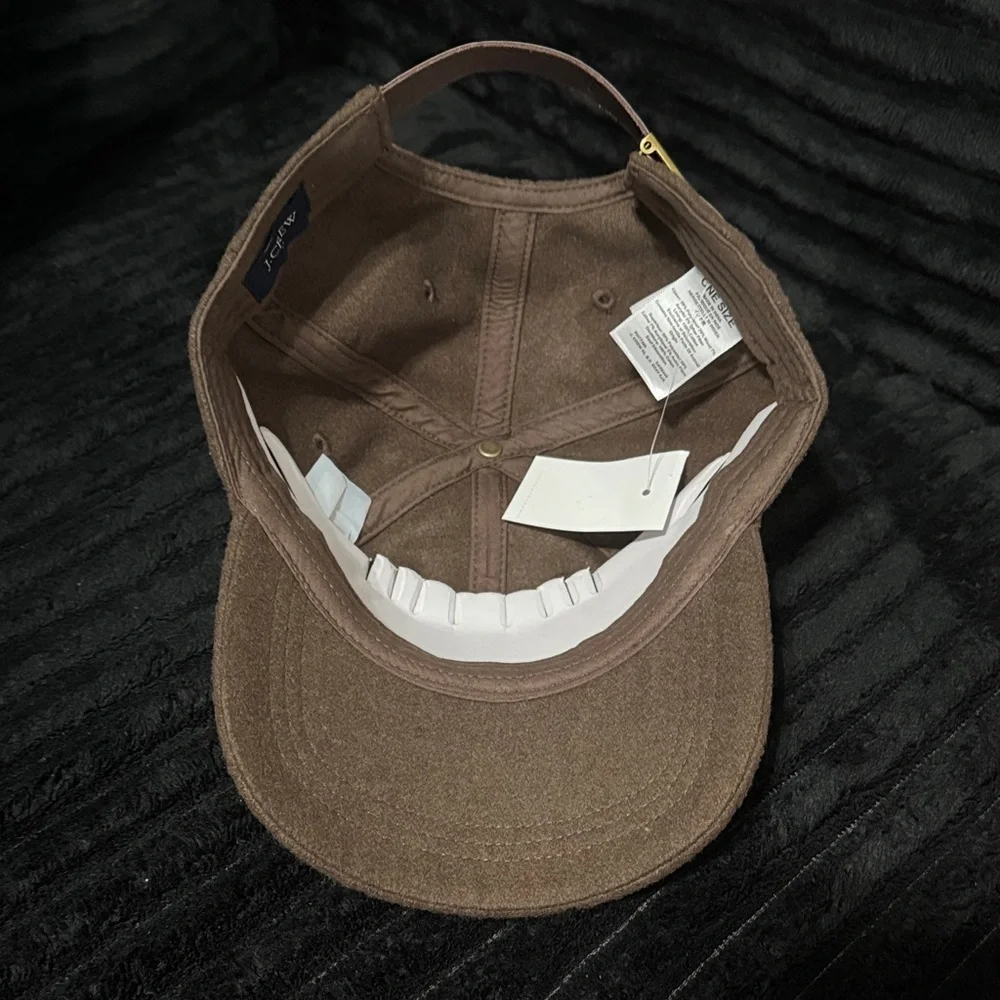 J. Crew Brown Wool-Blend Baseball Cap